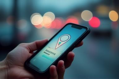 Symbol der digitalen Vignette auf einem Smartphone-Bildschirm.